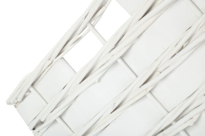 Large White Scandi Storage Basket