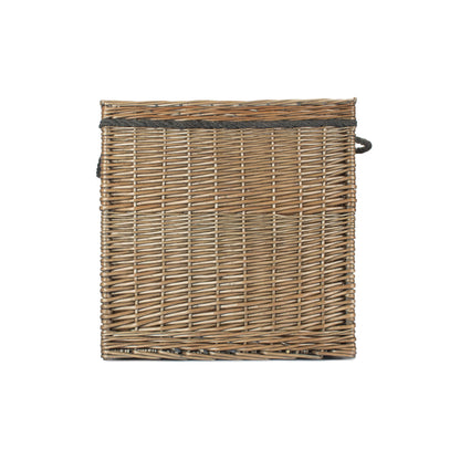 Antique Wash Willow Square Storage Basket Size 3 - Large