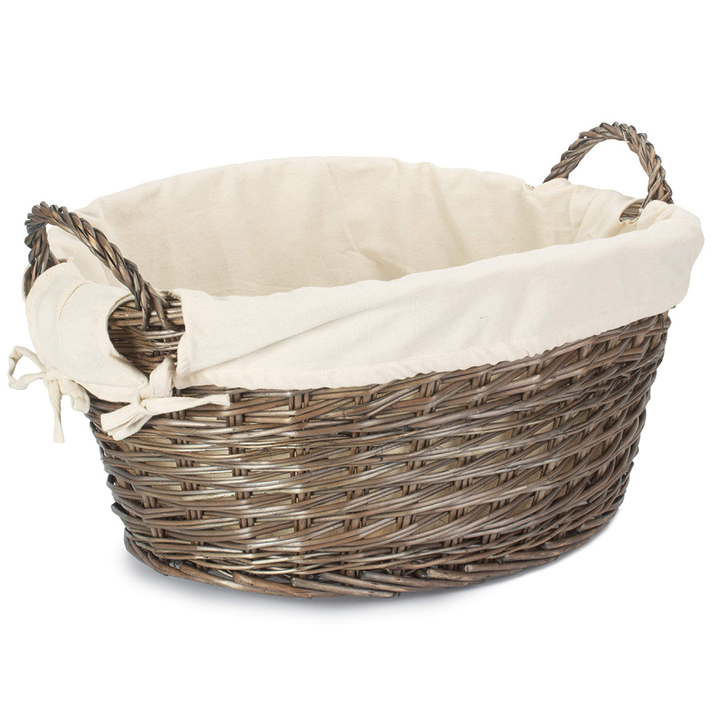 Antique Wash Willow Washing Basket Lining