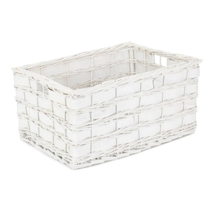 Extra Large White Scandi Storage Basket