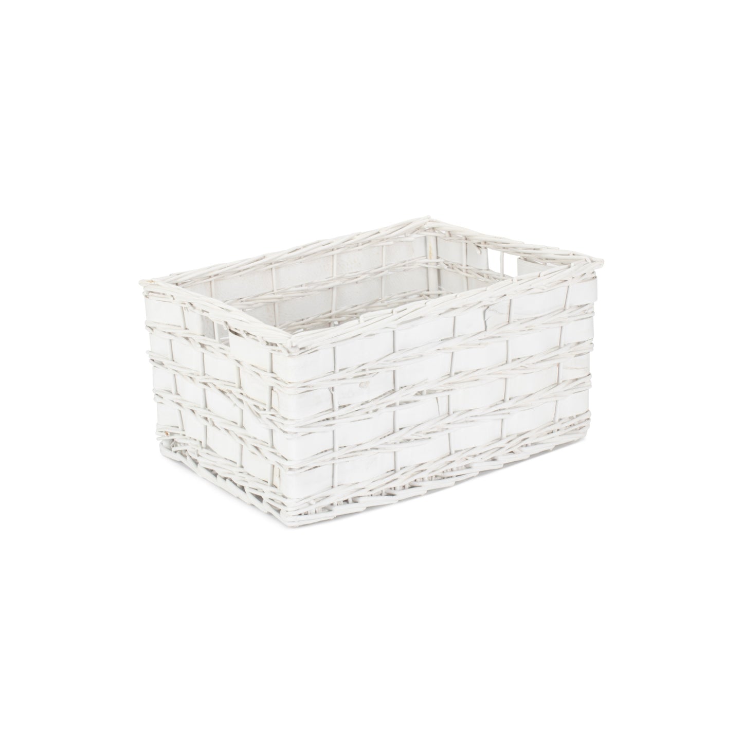 Extra Large White Scandi Storage Basket - Unlined