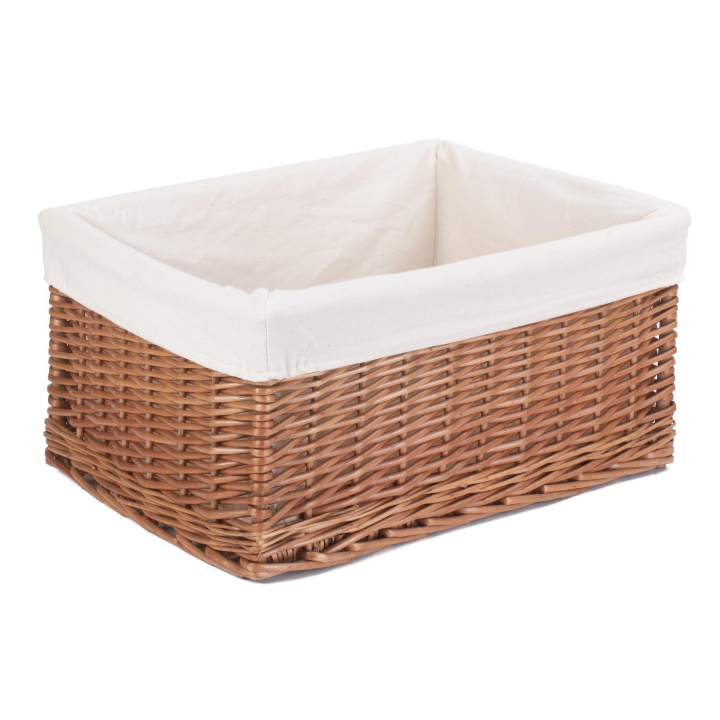 Extra Large Double Steamed Lined Storage Basket