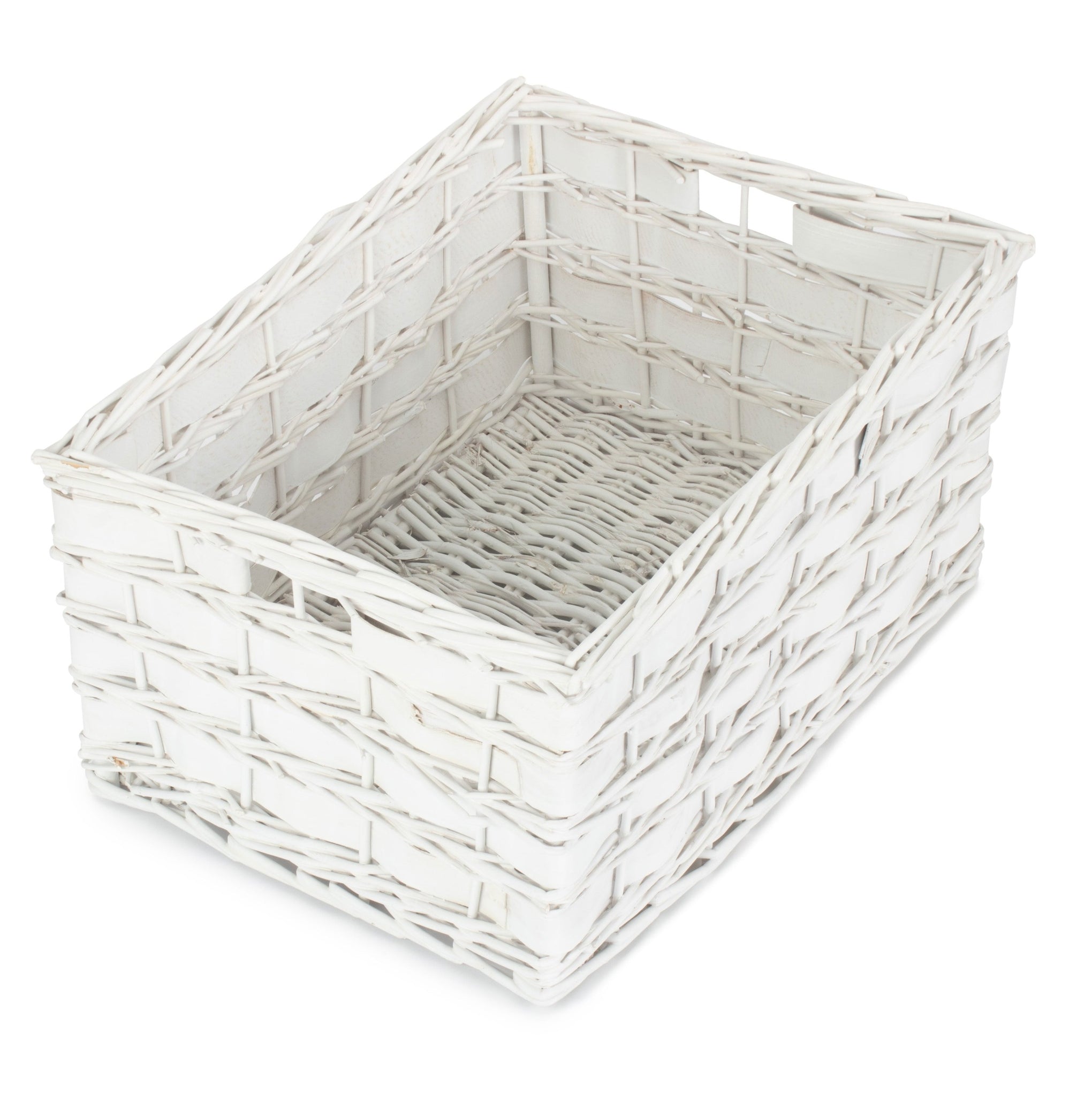 Extra Large White Scandi Storage Basket