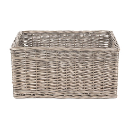 Extra Large Antique Wash Willow Storage Basket