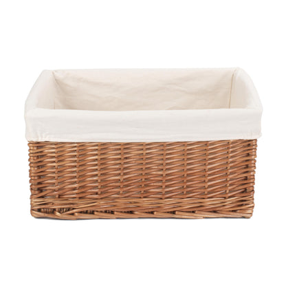 Extra Large Double Steamed Storage Basket with White Lining