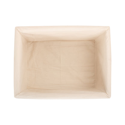 Extra Large White Wash Willow Storage Basket with White Lining