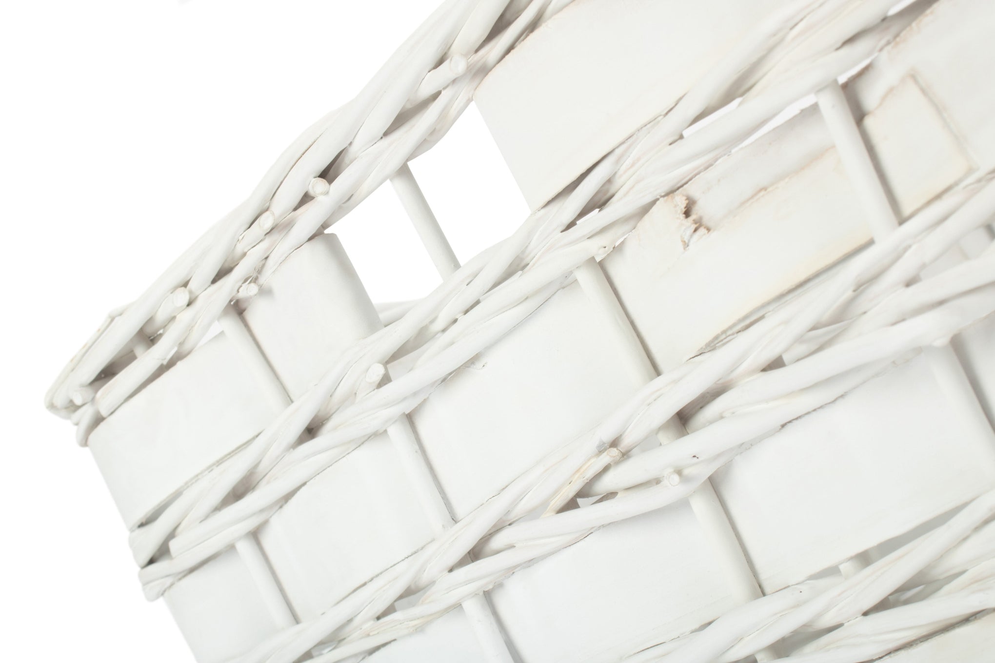 Extra Large White Scandi Storage Basket