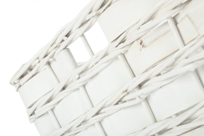 Extra Large White Scandi Storage Basket