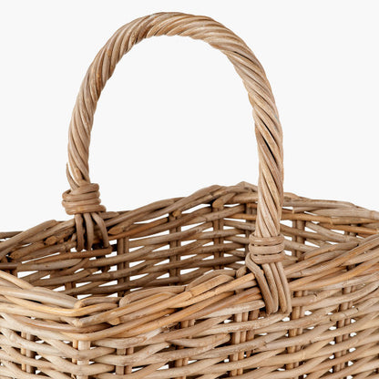 Bali Grey Kubu Stair Basket