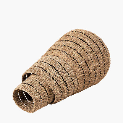 Set of 3 Seagrass Natural Round Baskets