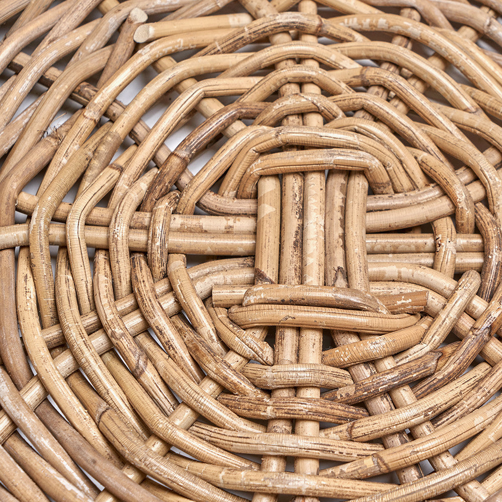 Set of 2 Grey Kubu Log Baskets with Handles