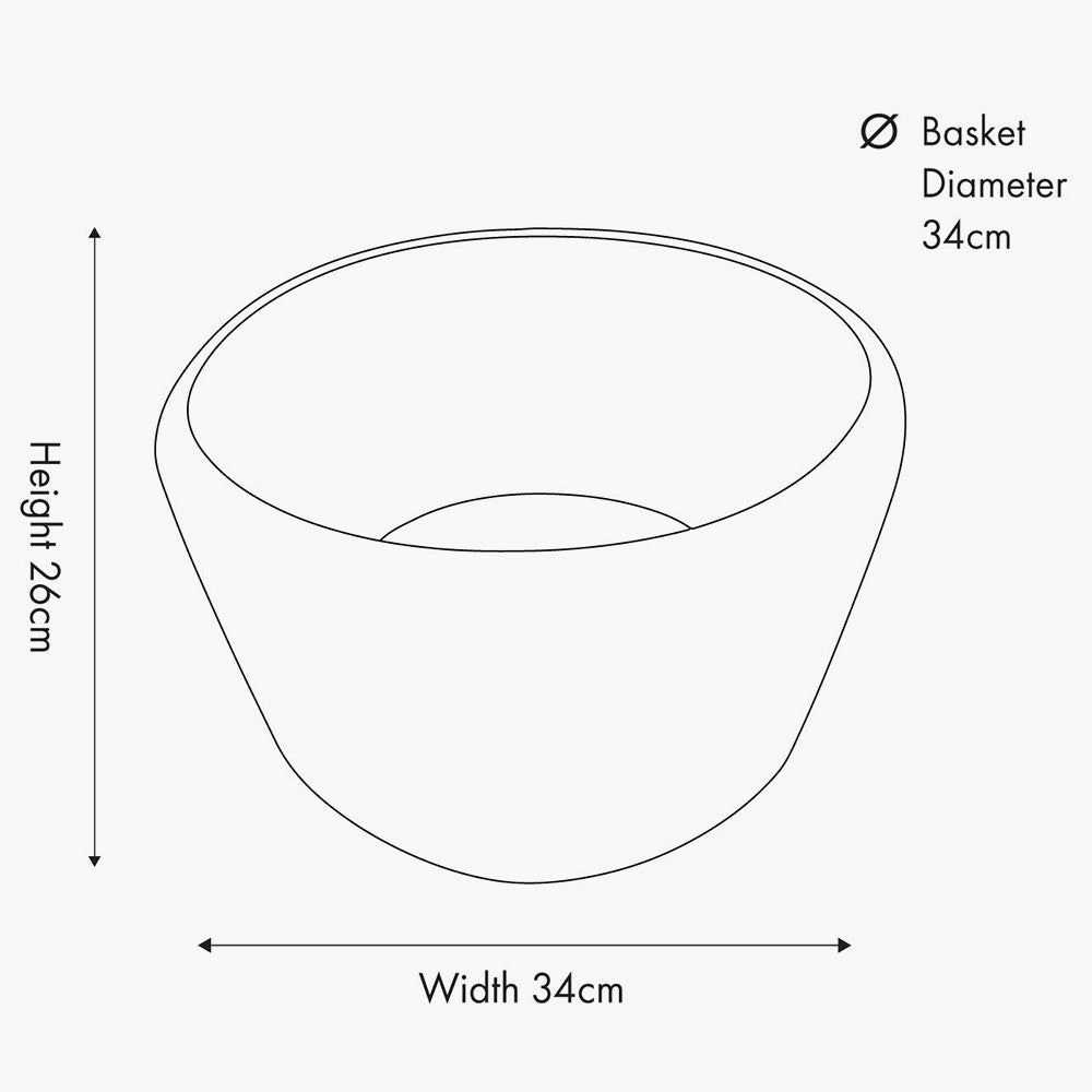 Seagrass Natural Round Basket