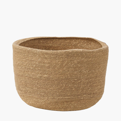 Seagrass Natural Round Basket
