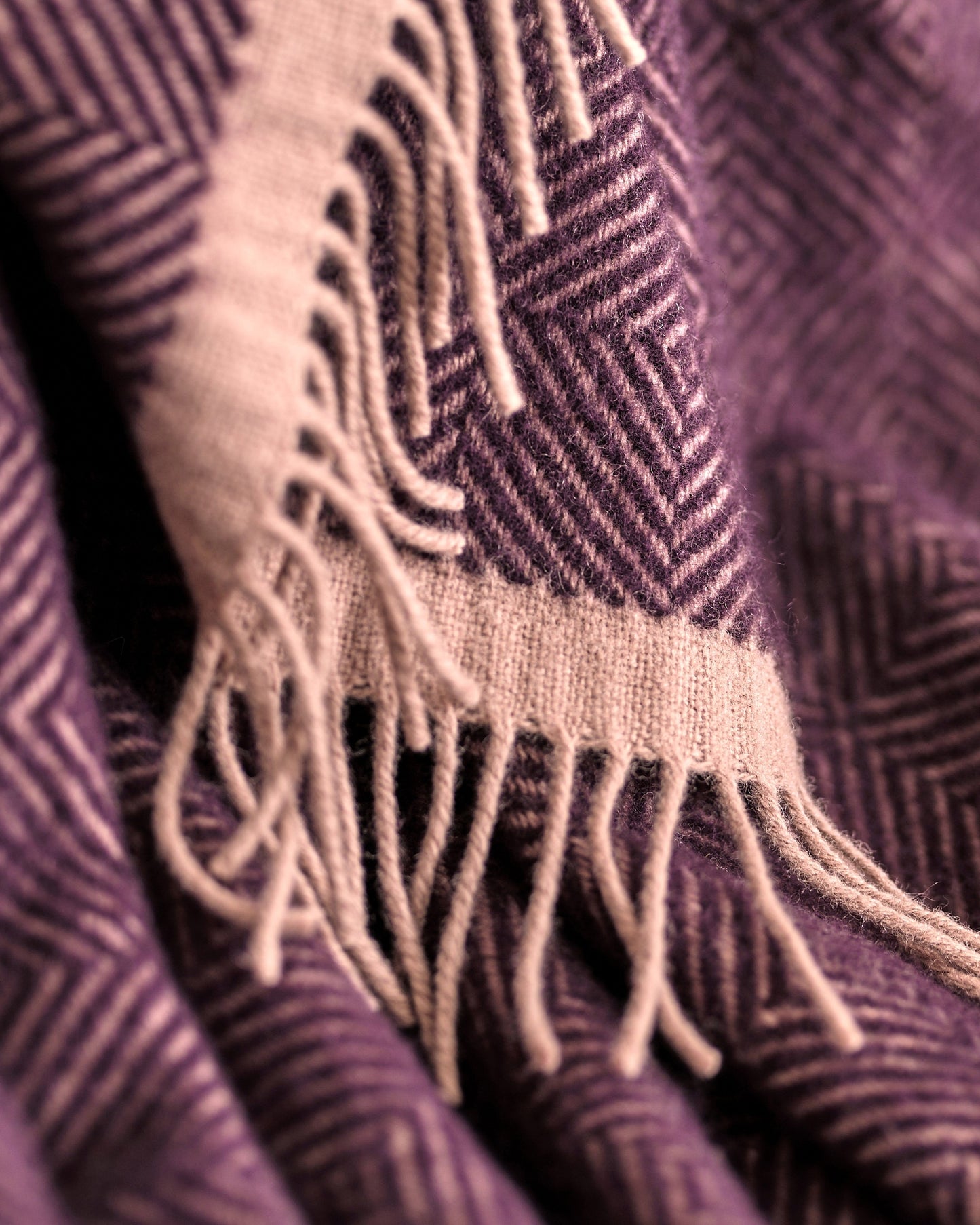 Wildweave Blanket: Blackberry & Heather