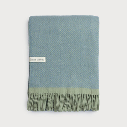 Wildweave Blanket: Sea Holly & Lichen