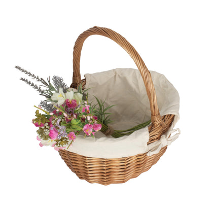 Double Steamed Oval Shopper With White Lining