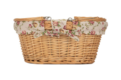 Medium Swing Handle Shopper With Garden Rose Lining