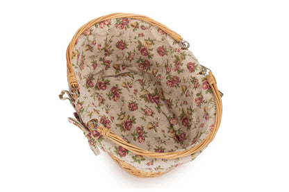 Medium Swing Handle Shopper With Garden Rose Lining