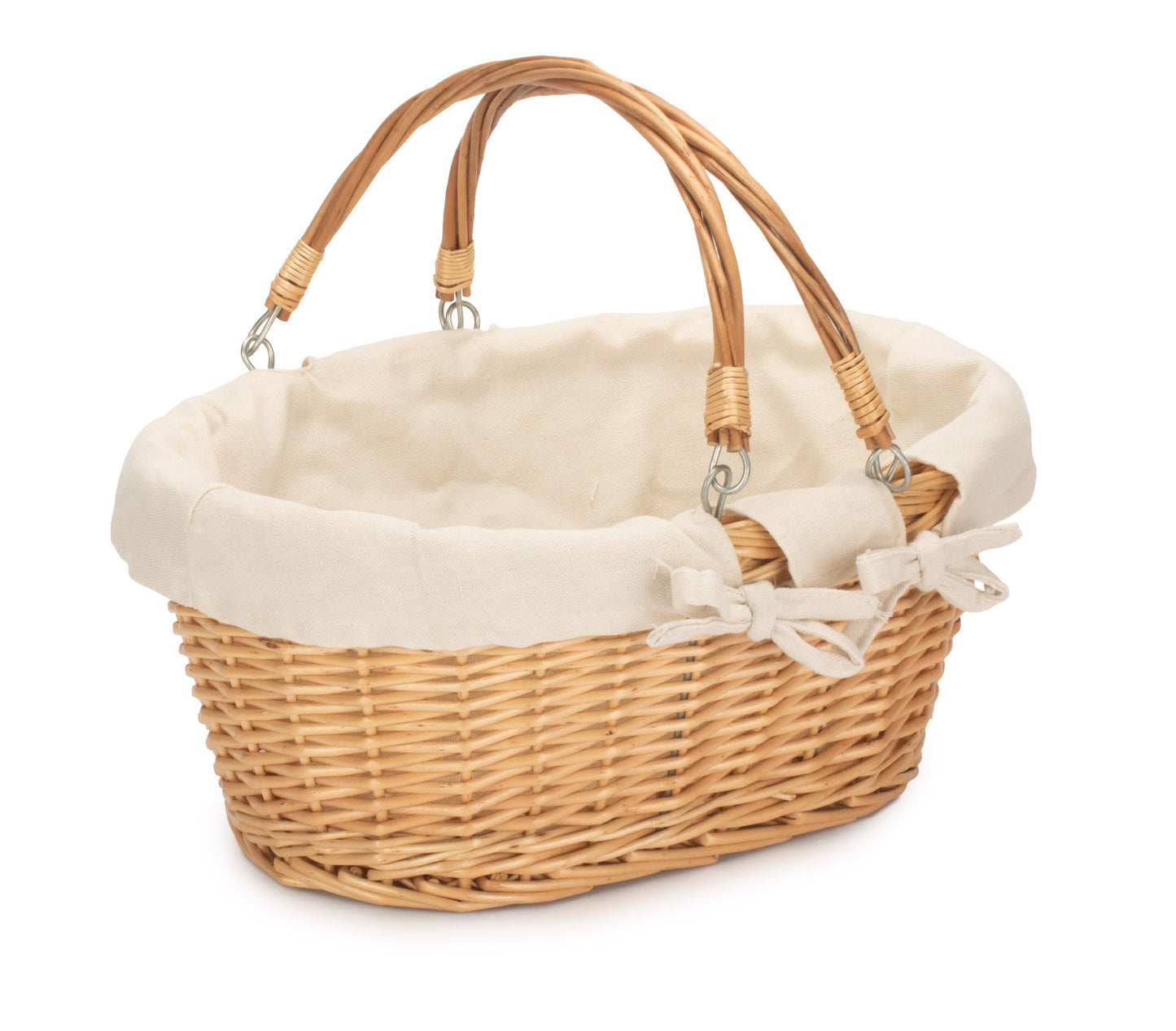 Medium Swing Handle Shopper With White Lining