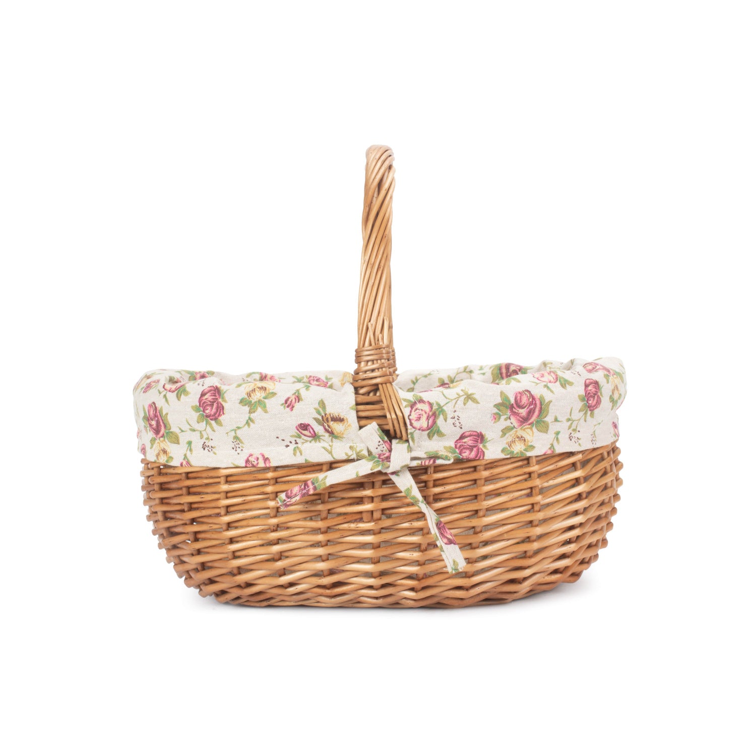 Small Deluxe Shopper With Garden Rose Lining