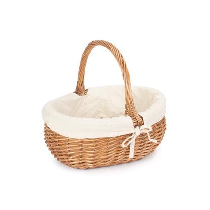 Small Deluxe Shopper With White Lining