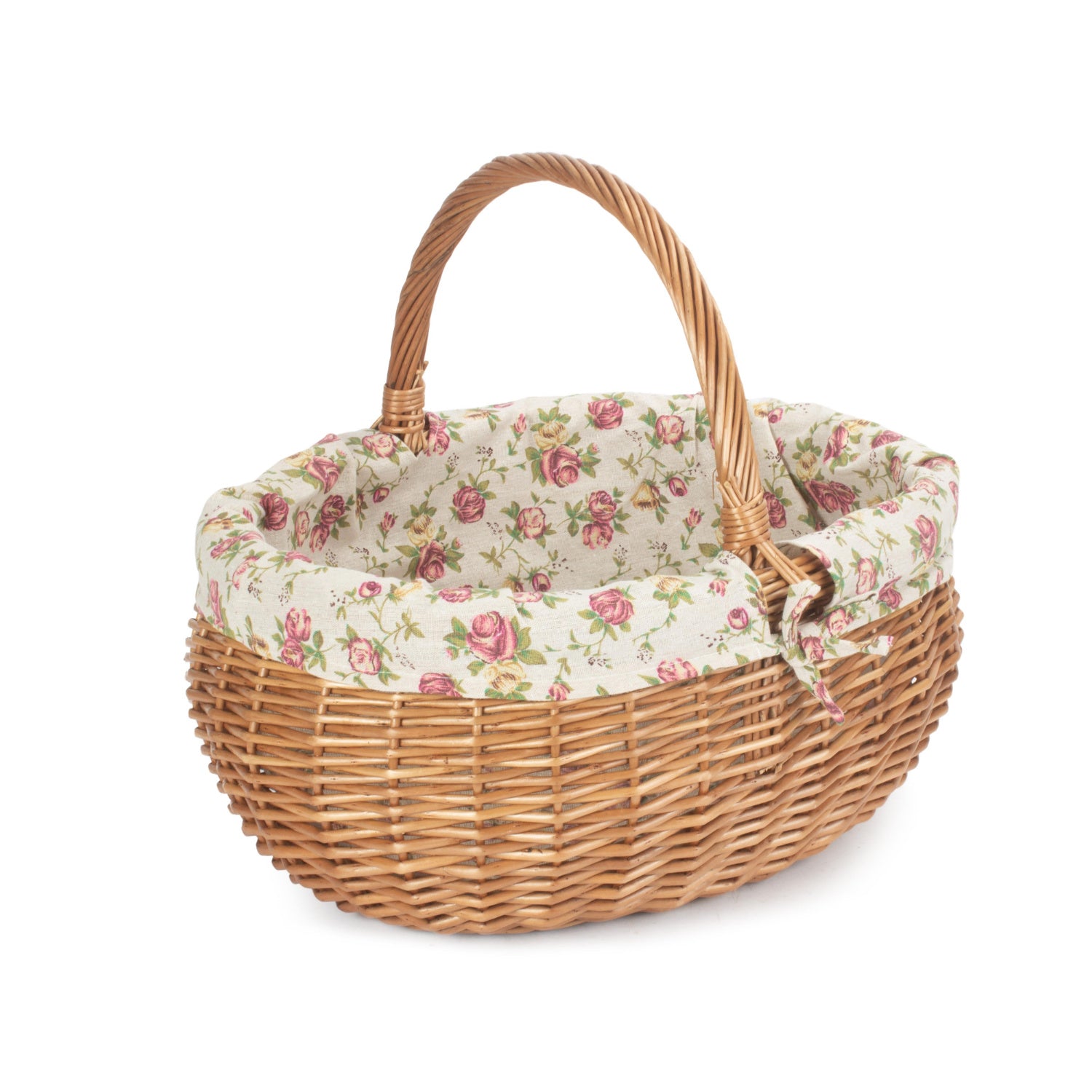 Large Deluxe Shopper With Garden Rose Lining