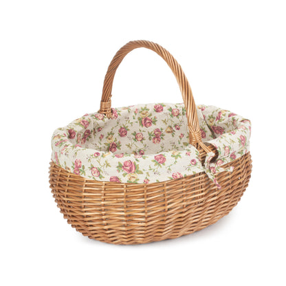 Large Deluxe Shopper With Garden Rose Lining