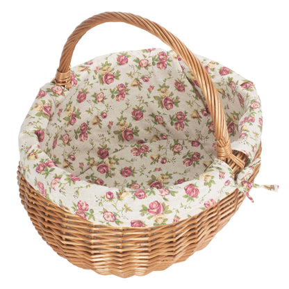Large Deluxe Shopper With Garden Rose Lining