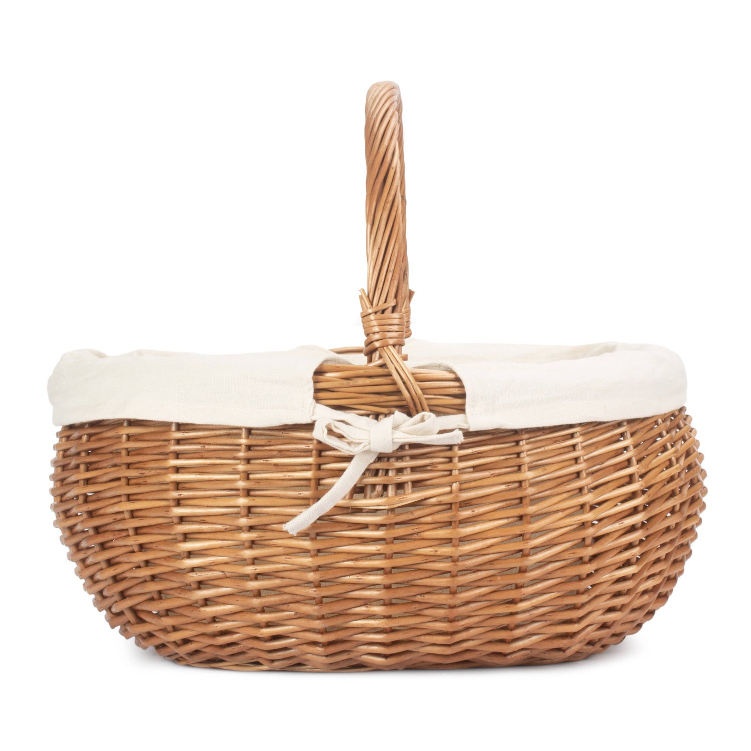 Large Deluxe Shopper With White Lining