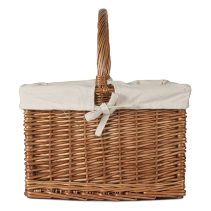 Deluxe Butcher's Basket With White Lining