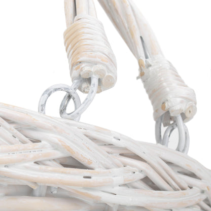 Small White Swing Handle Shopper
