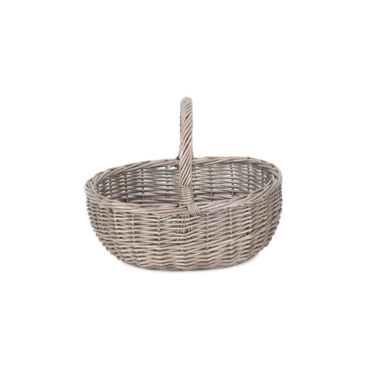 Large Antique Wash Bathroom Shopper - Unlined