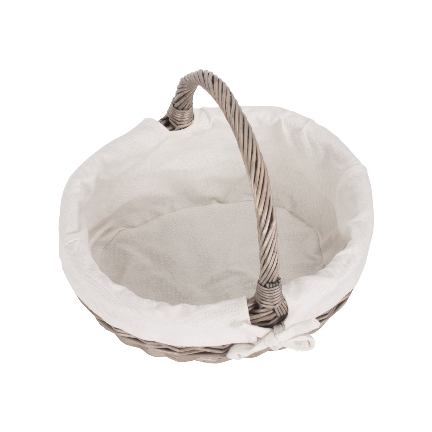 Large Antique Wash Bathroom Shopper - Lined