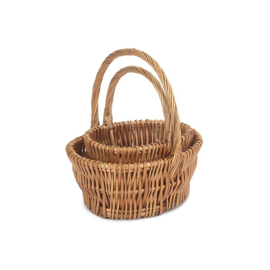 Double Steamed Vertical Weave Shopper Set 2