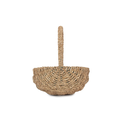 Oval Seagrass Flower Basket