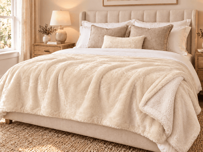 Homestead Textiles Luxury Sherpa Throw