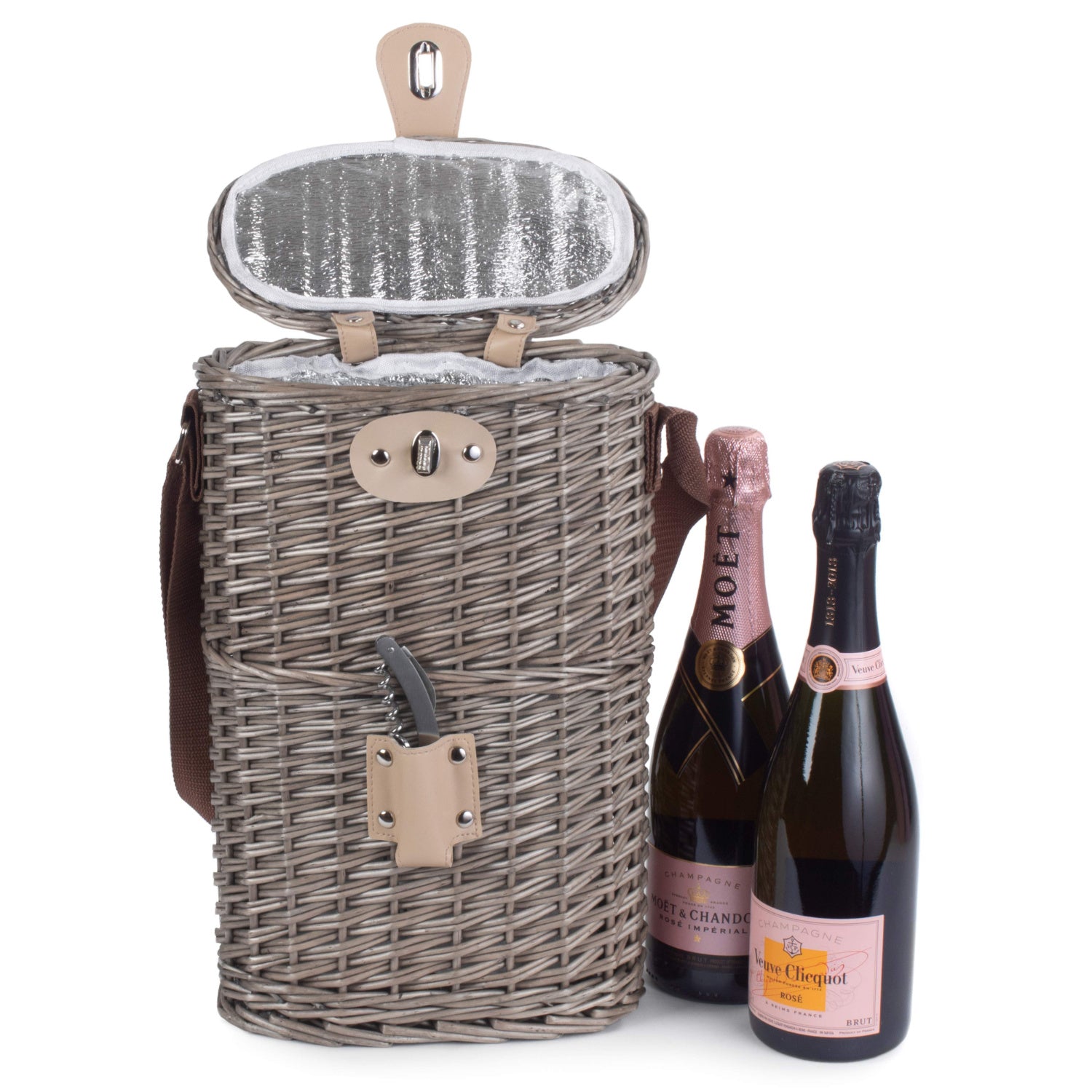 2 Bottle Chilled Carry Basket