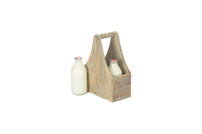 Oak Effect 2 Bottle Carrier