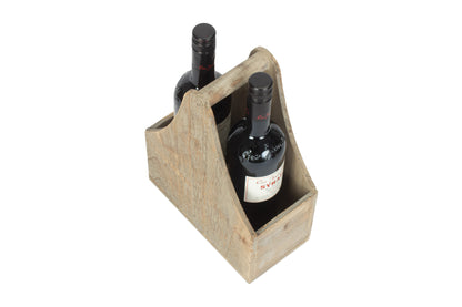 Oak Effect 2 Bottle Carrier
