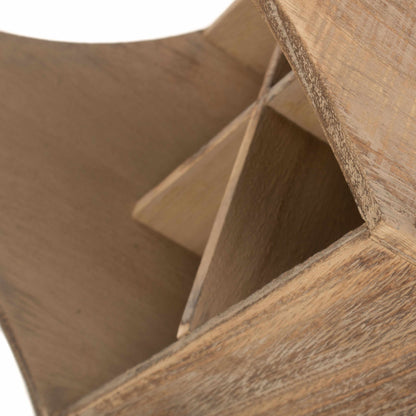Oak Effect 4 Bottle Carrier