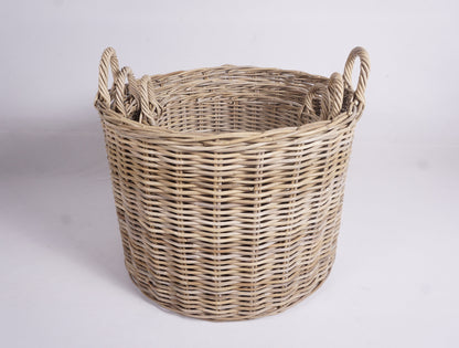 Wovenhill Round Kubu Log Basket