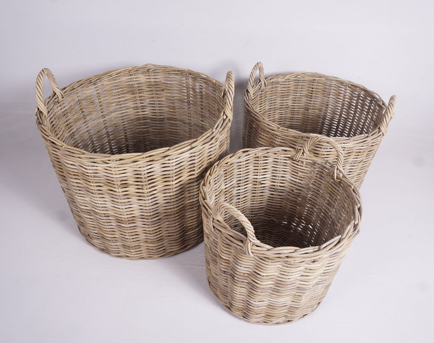 Wovenhill Round Kubu Log Basket