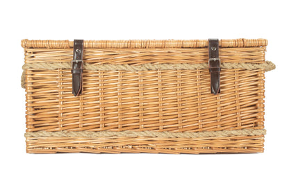 24 Inch Rope Handled Willow Hamper Trunk