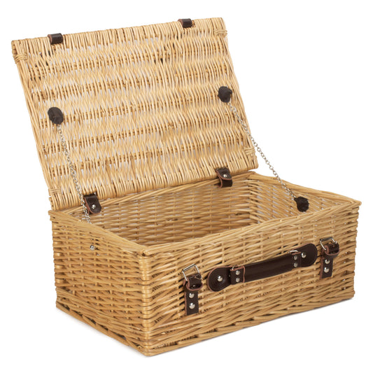 18 Inch Buff WIllow Hamper Trunk