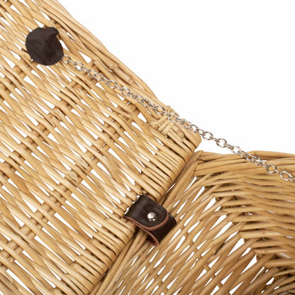18 Inch Buff WIllow Hamper Trunk