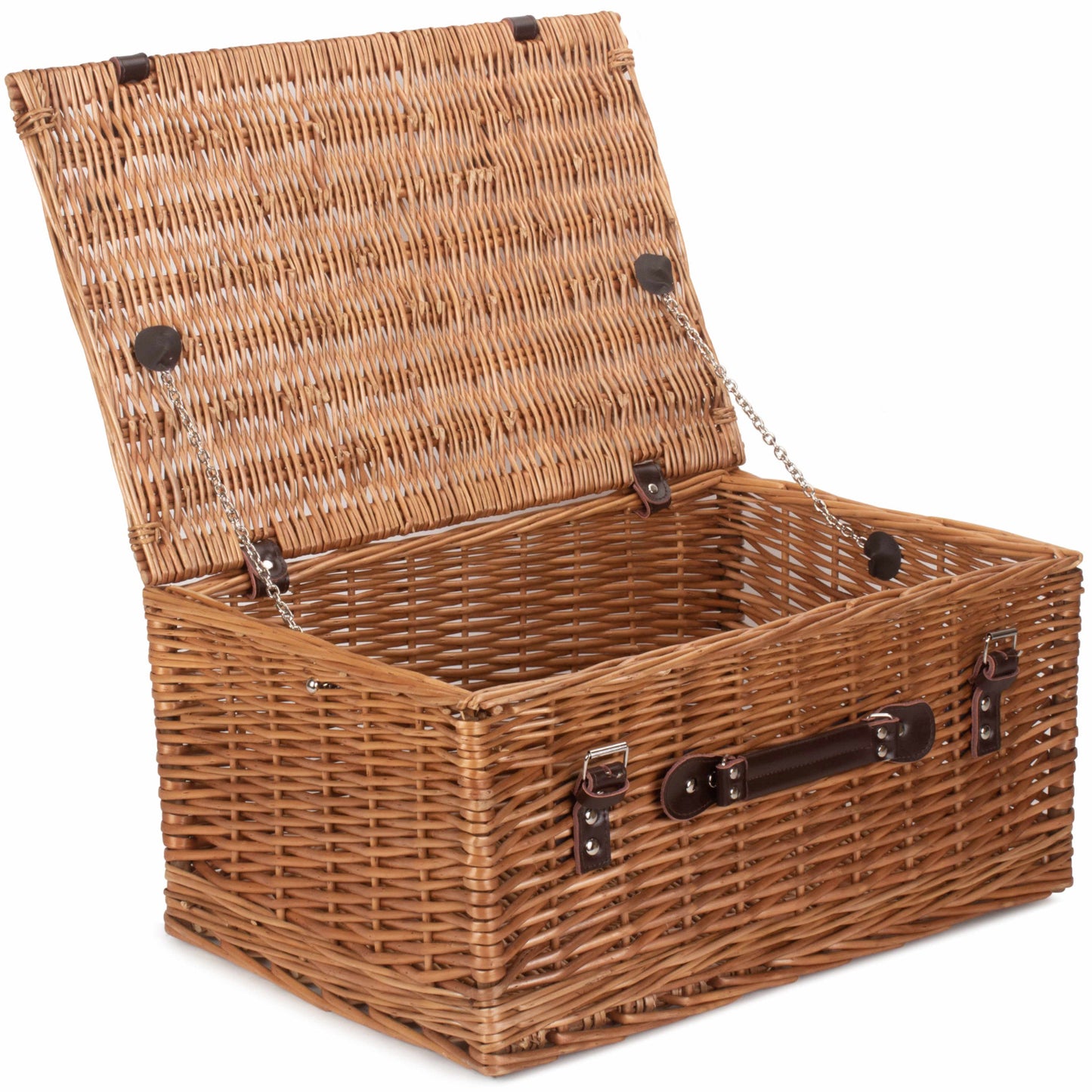 20 Inch Double Steamed Willow Hamper Trunk