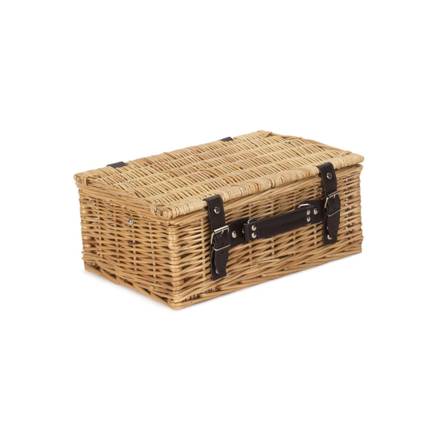 14 Inch Buff Willow Wicker Hamper