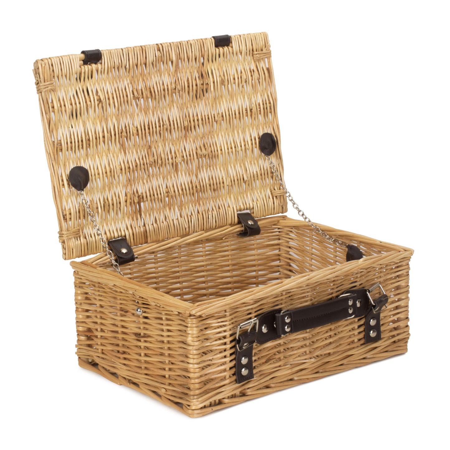 14 Inch Buff Willow Wicker Hamper