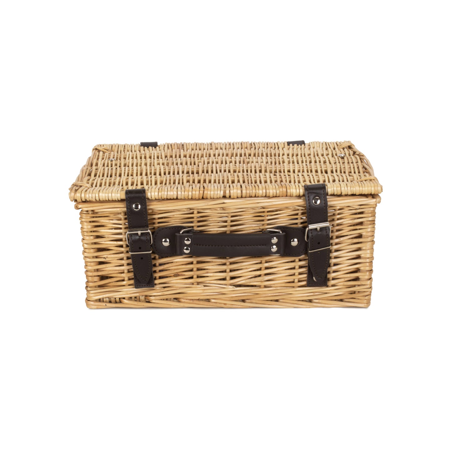 14 Inch Buff Willow Wicker Hamper