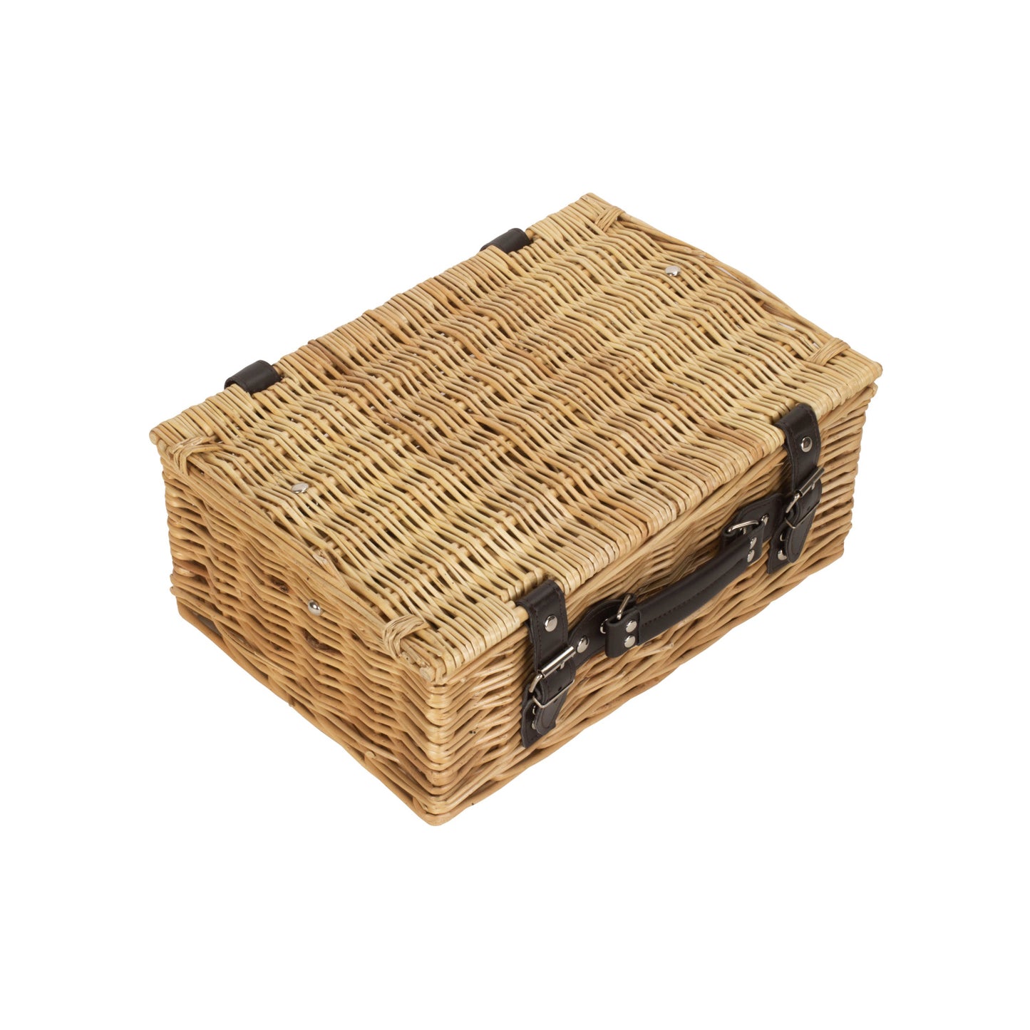 14 Inch Buff Willow Wicker Hamper